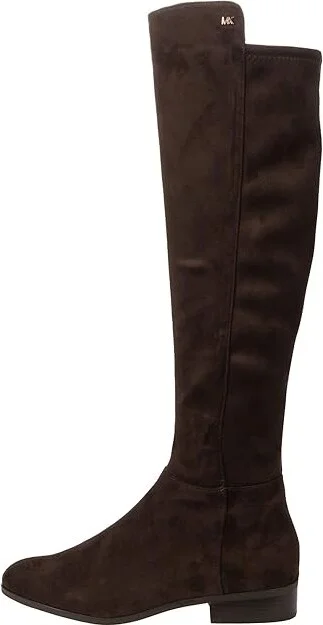MICHAEL Michael Kors Bromley Flat Boot Women's Zip Boots Chocolate : 5.5 M, Leather - Image 6