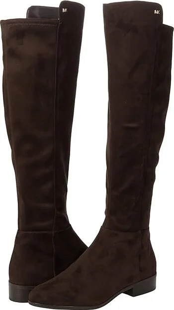 MICHAEL Michael Kors Bromley Flat Boot Women's Zip Boots Chocolate : 5.5 M, Leather