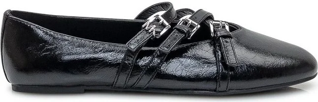 Michael Michael Kors Buckle Detailed Slip-On Flat Shoes