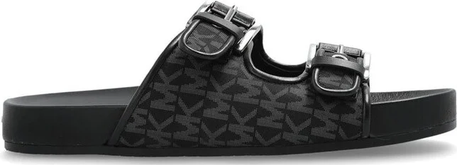 Michael Michael Kors Byers Signature Logo Slide Sandals