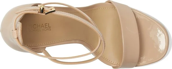 MICHAEL Michael Kors Cami Platform Women's Sandals Light Blush : 10 M, Leather/Rubber - Image 2