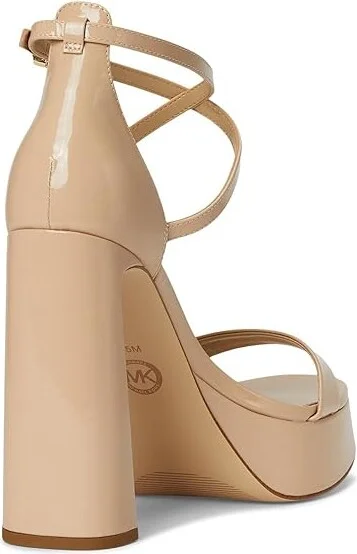 MICHAEL Michael Kors Cami Platform Women's Sandals Light Blush : 10 M, Leather/Rubber - Image 4
