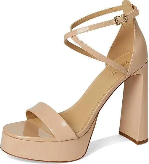 MICHAEL Michael Kors Cami Platform Women's Sandals Light Blush : 10 M, Leather/Rubber - Image 5