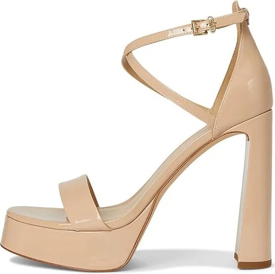 MICHAEL Michael Kors Cami Platform Women's Sandals Light Blush : 10 M, Leather/Rubber - Image 6