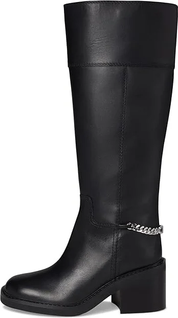 MICHAEL Michael Kors Carlisle Boot - Wide shaft Women's Boots Black : 9 M, Leather - Image 6