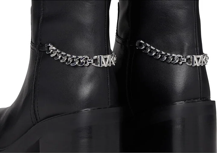 MICHAEL Michael Kors Carlisle Boot - Wide shaft Women's Boots Black : 9 M, Leather - Image 7