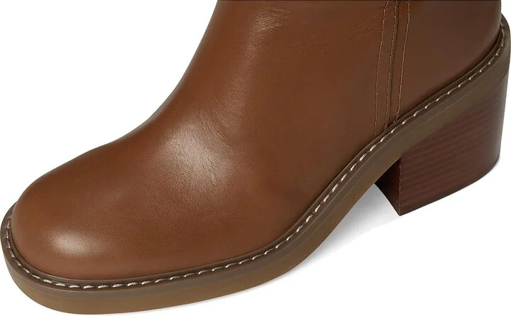 MICHAEL Michael Kors Carlisle Boots Women's Boots Luggage : 9 M, Leather/Rubber - Image 2