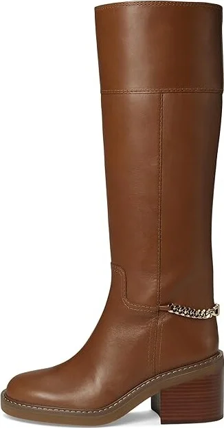 MICHAEL Michael Kors Carlisle Boots Women's Boots Luggage : 9 M, Leather/Rubber - Image 6