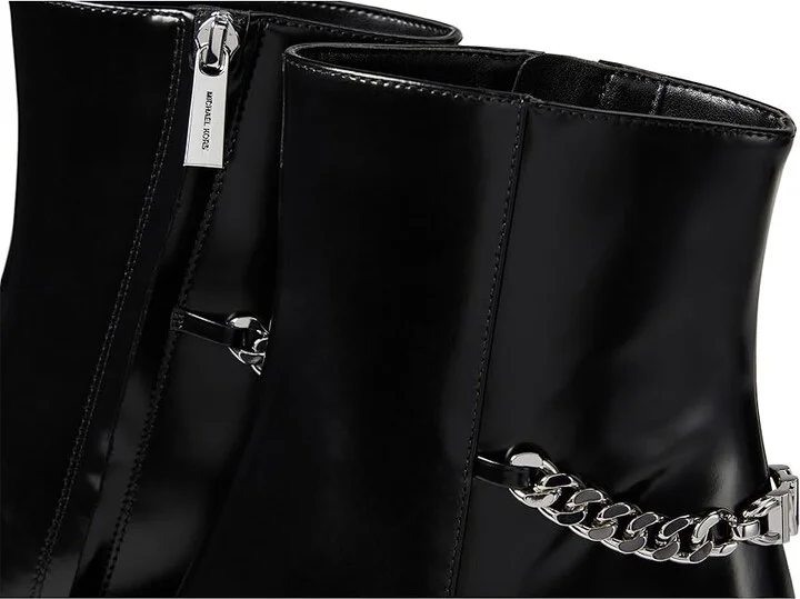MICHAEL Michael Kors Carlisle Platform Bootie Women's Boots Black : 9 M, Leather - Image 5