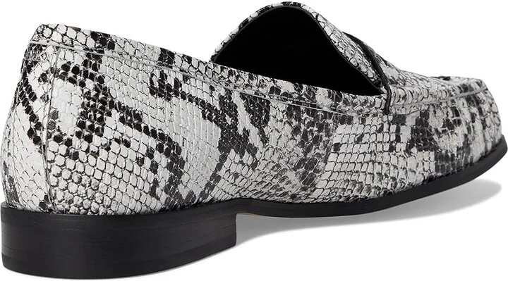 MICHAEL Michael Kors Carlson Loafer Women's Flat Shoes Aluminum : 9 M, Leather/Rubber - Image 4