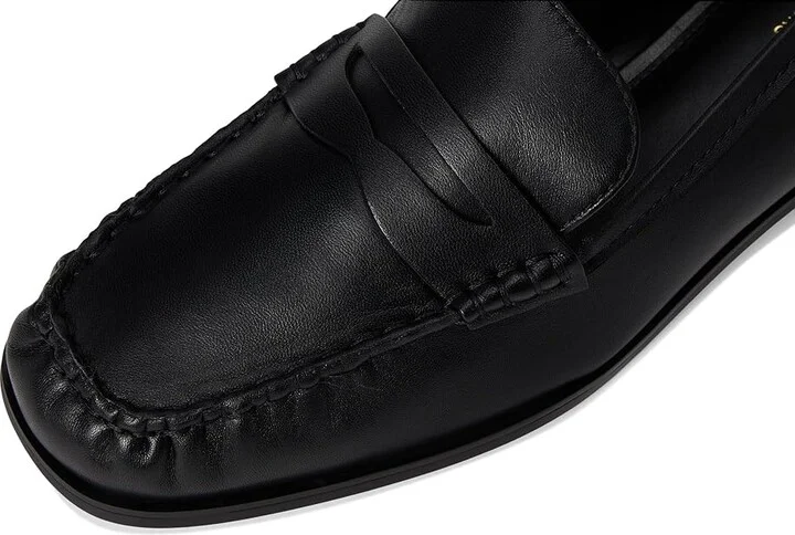 MICHAEL Michael Kors Carlson Loafer Women's Flat Shoes Black 2 : 9 M, Leather/Rubber - Image 7