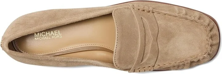 MICHAEL Michael Kors Carlson Loafer Women's Flat Shoes Husk : 8 M, Leather/Rubber - Image 2