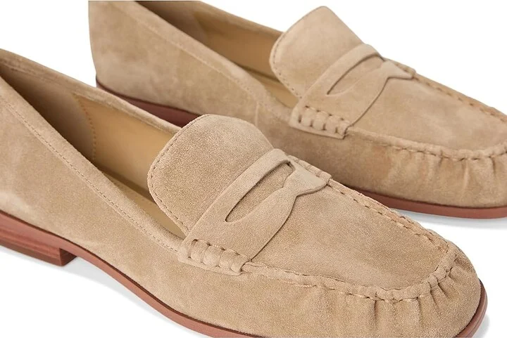 MICHAEL Michael Kors Carlson Loafer Women's Flat Shoes Husk : 8 M, Leather/Rubber - Image 7