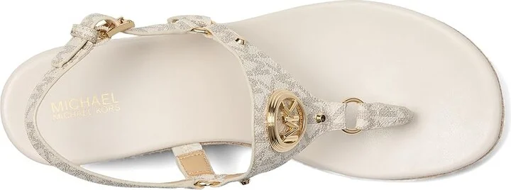 MICHAEL Michael Kors Casey Wedge Women's Shoes Vanilla : 10 M, Leather - Image 2
