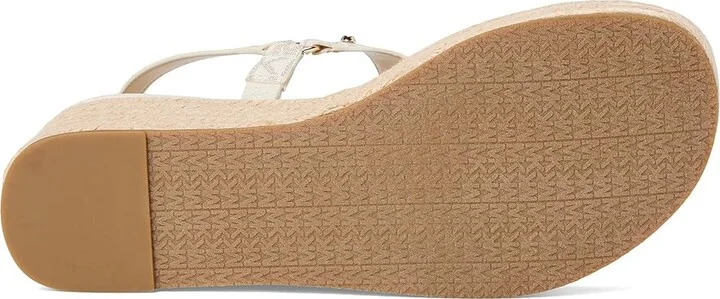 MICHAEL Michael Kors Casey Wedge Women's Shoes Vanilla : 10 M, Leather - Image 3