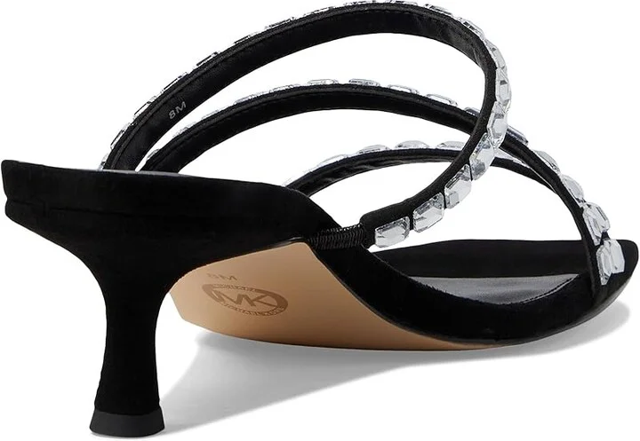 MICHAEL Michael Kors Celia Kitten Slide Women's Shoes Black 1 : 6.5 M - Image 4