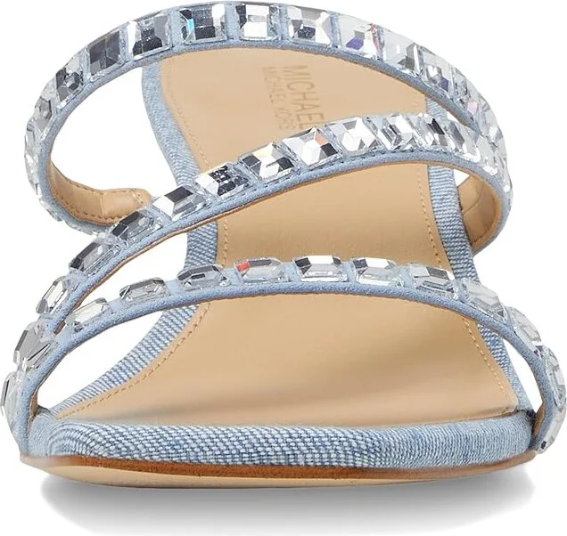 MICHAEL Michael Kors Celia Kitten Slide Women's Shoes Blue Haze : 7.5 M - Image 2