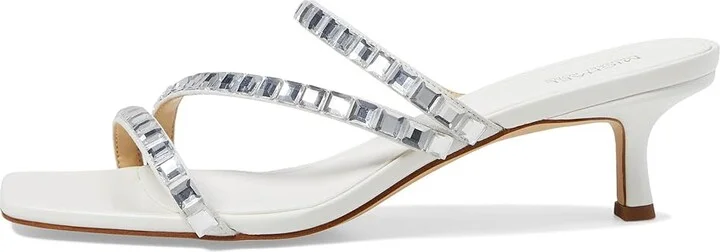 MICHAEL Michael Kors Celia Kitten Slide Women's Shoes Optic White : 10 M - Image 5
