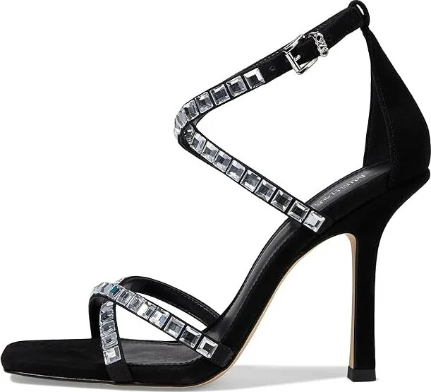 MICHAEL Michael Kors Celia Strappy Sandal Women's Shoes Black : 5.5 M, Leather/Synthetic/Textile - Image 5