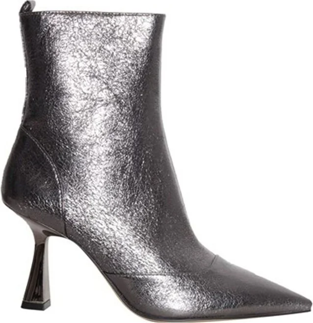 Michael Michael Kors Clara Crackled Metallic Ankle Boots