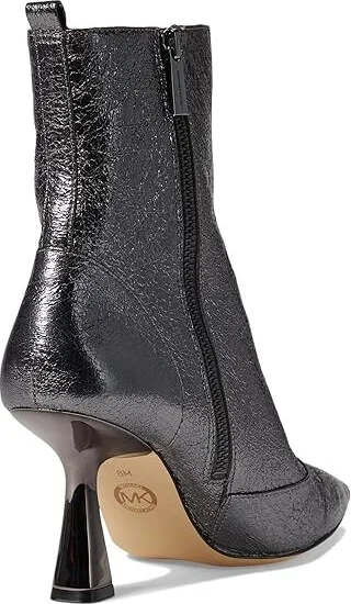 MICHAEL Michael Kors Clara Mid Bootie Women's Dress Pull-on Boots Anthracite : 6 M, Leather - Image 4