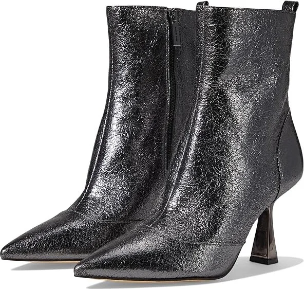 MICHAEL Michael Kors Clara Mid Bootie Women's Dress Pull-on Boots Anthracite : 6 M, Leather