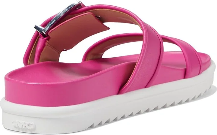 MICHAEL Michael Kors Colby Slide Women's Sandals Cerise : 7.5 M, Leather - Image 4