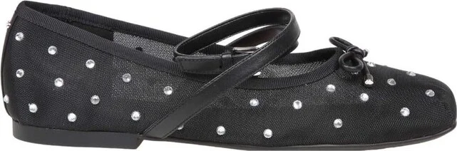 Michael Michael Kors Collette Embellished Mesh Ballet Flats