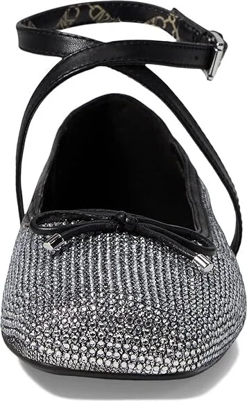 MICHAEL Michael Kors Collette Flex Ballet Women's Flat Shoes Black 2 : 6 M, Leather - Image 2