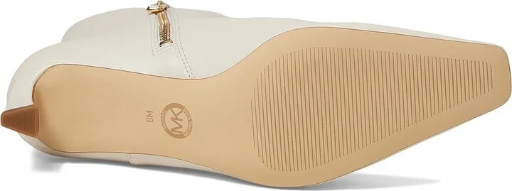 MICHAEL Michael Kors Cosmo Kitten Bootie Women's Boots Light Cream : 6.5 M, Leather/Polyester/Rubber - Image 3