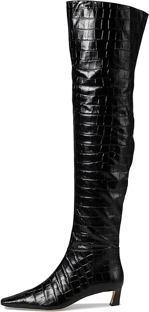 MICHAEL Michael Kors Cosmo Kitten Boots Women's Boots Black : 5.5 M, Leather - Image 6