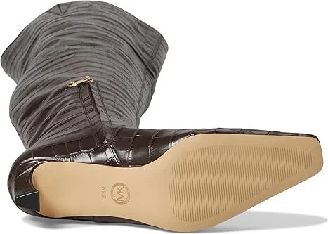 MICHAEL Michael Kors Cosmo Kitten Boots Women's Boots Chocolate : 8 M, Leather - Image 3