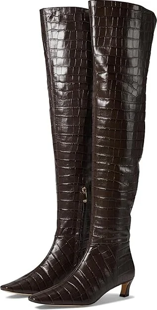 MICHAEL Michael Kors Cosmo Kitten Boots Women's Boots Chocolate : 8 M, Leather