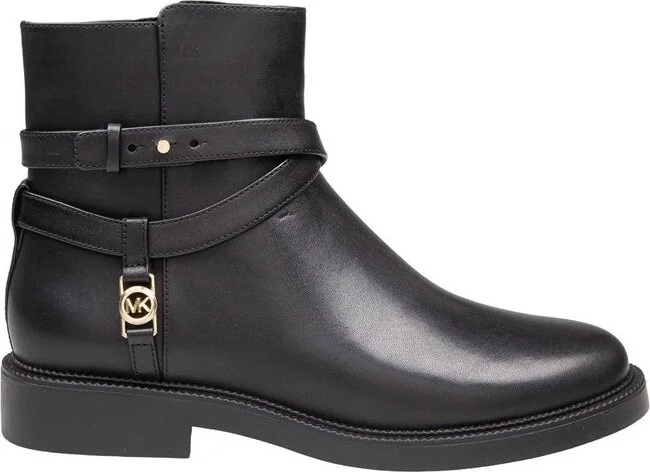 Michael Michael Kors Crosby Leather Platform Moto Boots