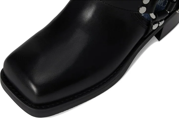 MICHAEL Michael Kors Crosby Moto Boots Women's Boots Union Wash : 8 M, Leather - Image 2
