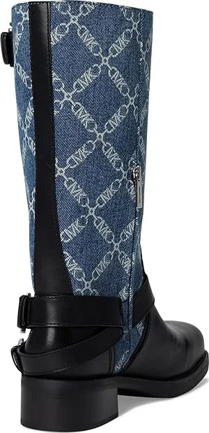 MICHAEL Michael Kors Crosby Moto Boots Women's Boots Union Wash : 8 M, Leather - Image 4