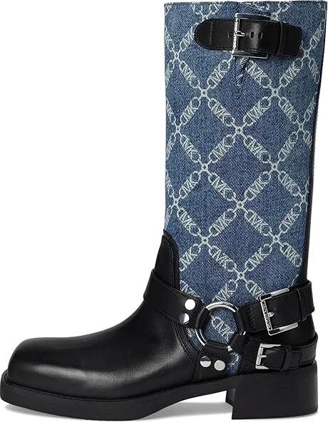 MICHAEL Michael Kors Crosby Moto Boots Women's Boots Union Wash : 8 M, Leather - Image 6