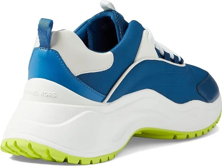 MICHAEL Michael Kors Dara Trainer Women's Shoes River Blue : 10 M, Synthetic/Textile - Image 4