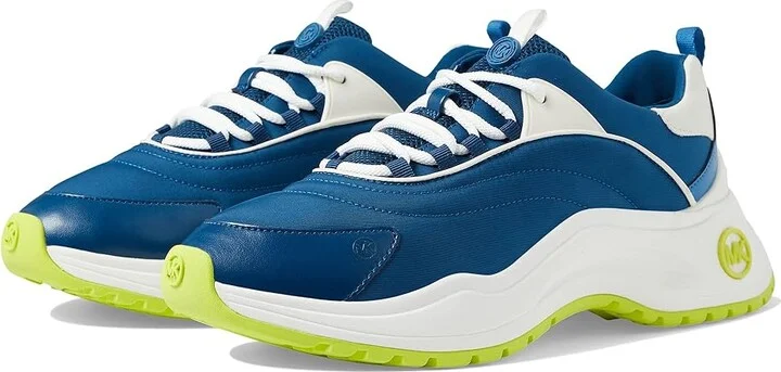MICHAEL Michael Kors Dara Trainer Women's Shoes River Blue : 10 M, Synthetic/Textile