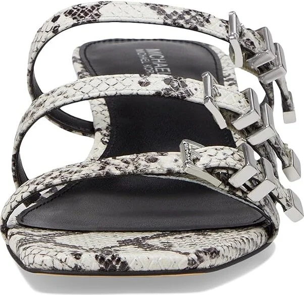 MICHAEL Michael Kors Darrington Kitten Sandals Women's Sandals Natural : 6 M, Leather - Image 2