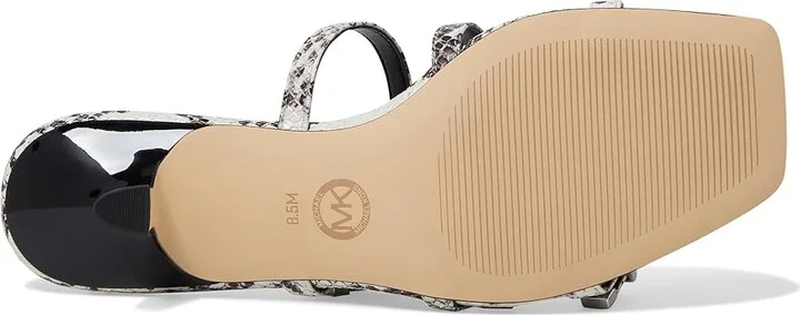 MICHAEL Michael Kors Darrington Kitten Sandals Women's Sandals Natural : 6 M, Leather - Image 3