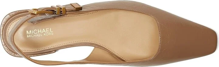 MICHAEL Michael Kors Darrington Sling Flat High Women's Heels Husk : 7.5 M, Faux Leather - Image 2