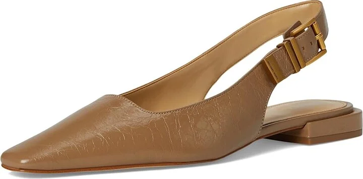 MICHAEL Michael Kors Darrington Sling Flat High Women's Heels Husk : 7.5 M, Faux Leather - Image 5