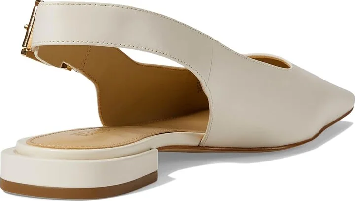 MICHAEL Michael Kors Darrington Sling Flat High Women's Heels Light Cream : 6 M, Faux Leather - Image 4