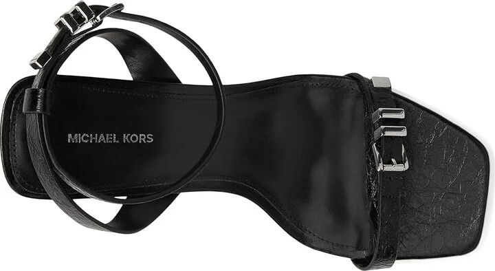 MICHAEL Michael Kors Darrington Stiletto Women's Sandals Black : 6.5 M, Leather/Rubber - Image 2