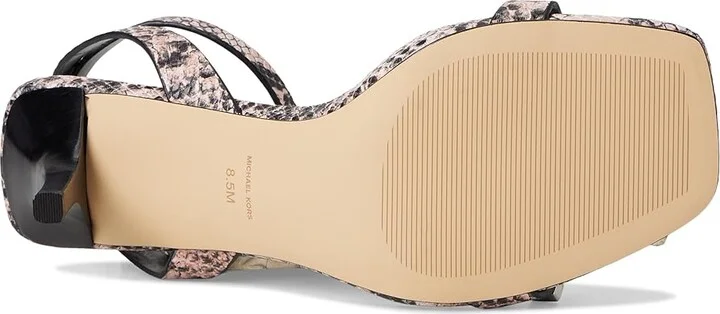 MICHAEL Michael Kors Darrington Stiletto Women's Sandals Smokey Rose : 6.5 M, Leather/Rubber - Image 3