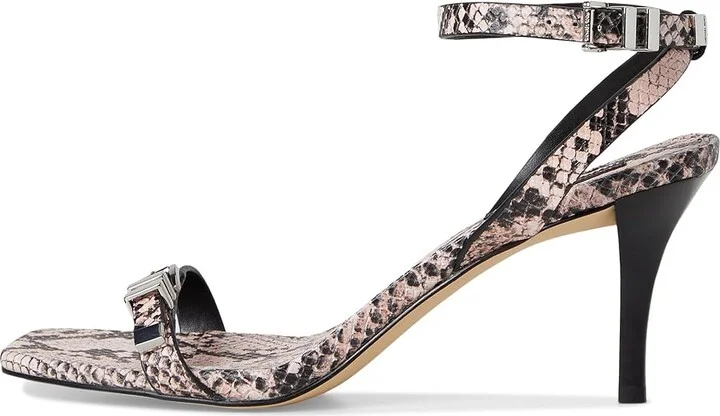 MICHAEL Michael Kors Darrington Stiletto Women's Sandals Smokey Rose : 6.5 M, Leather/Rubber - Image 6