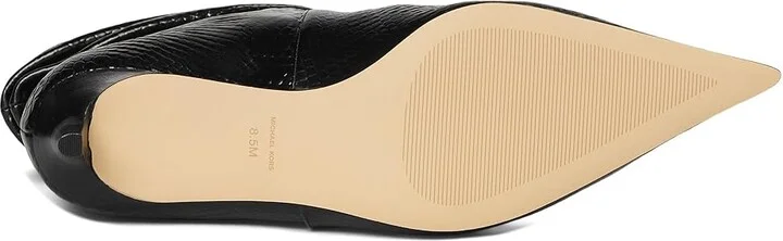 MICHAEL Michael Kors Dawn Heeled Bootie Women's Boots Black : 6.5 M, Suede - Image 3
