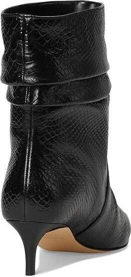 MICHAEL Michael Kors Dawn Heeled Bootie Women's Boots Black : 6.5 M, Suede - Image 4
