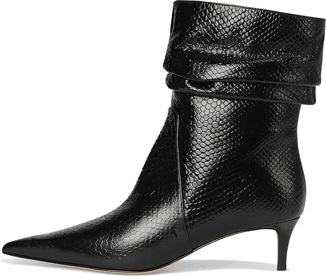 MICHAEL Michael Kors Dawn Heeled Bootie Women's Boots Black : 6.5 M, Suede - Image 6